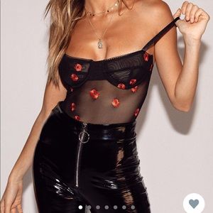 Princess Polly Madden Mesh Bodysuit
